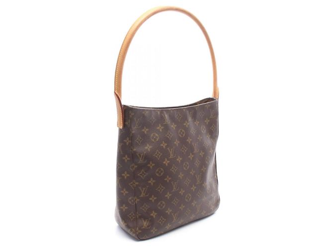 Borsa a tracolla Louis Vuitton Looping GM Monogram Marrone - vista 2
