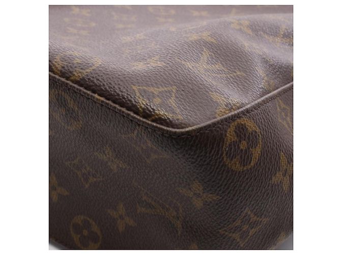 Borsa a tracolla Louis Vuitton Looping GM Monogram Marrone - vista 7