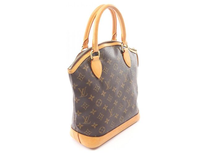 Bolso de mano Louis Vuitton Lockit Monogram Castaño - vista 2