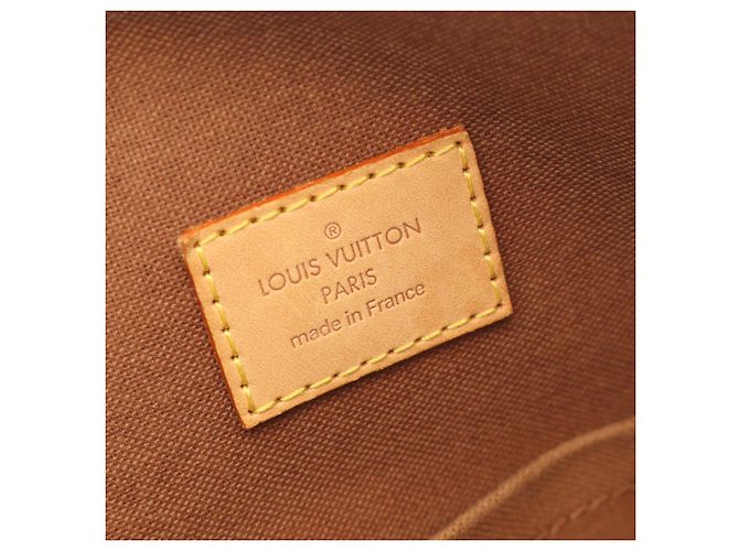 Bolso de mano Louis Vuitton Lockit Monogram Castaño - vista 4