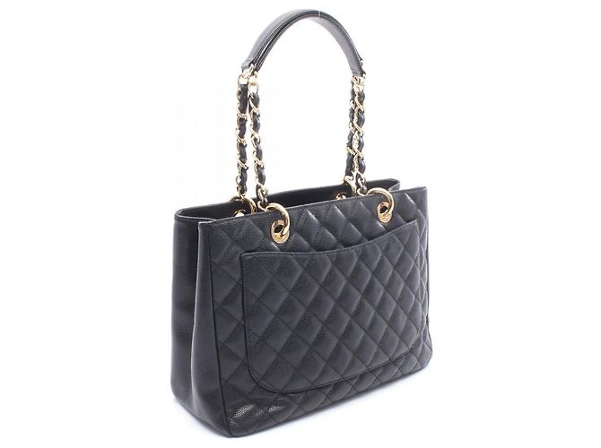 Borsa Tote Chanel Matelassé Grand Shopping Nero - vista 2