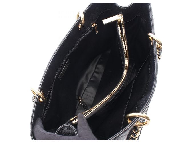 Borsa Tote Chanel Matelassé Grand Shopping Nero - vista 3