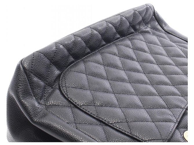Borsa Tote Chanel Matelassé Grand Shopping Nero - vista 6