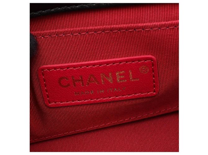 Borsa Chanel Matelassé in pelle di agnello nera Nero - vista 4