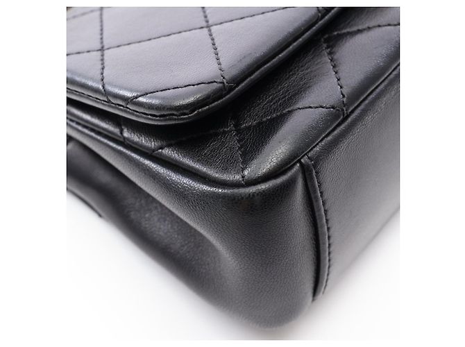 Borsa Chanel Matelassé in pelle di agnello nera Nero - vista 8