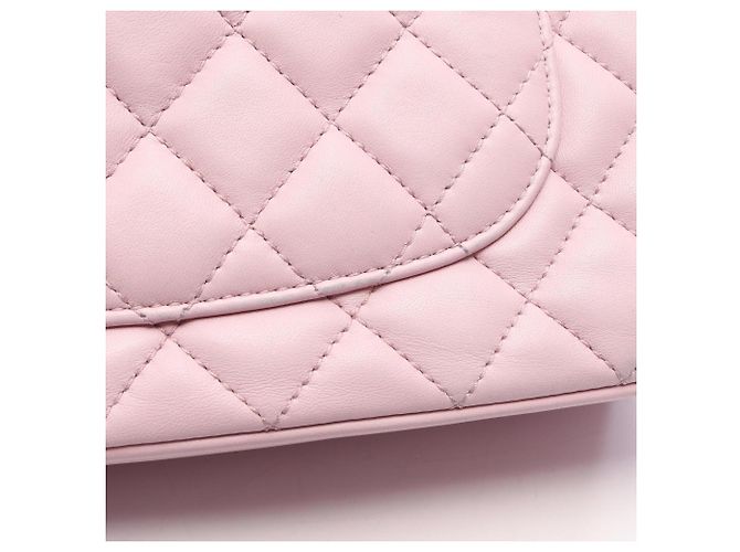 Borsa a tracolla Chanel Matelassé Single Flap Rosa - vista 11