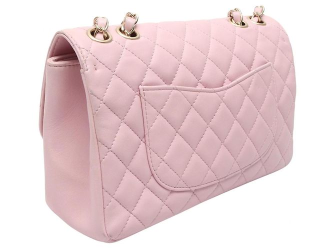 Borsa a tracolla Chanel Matelassé Single Flap Rosa - vista 2