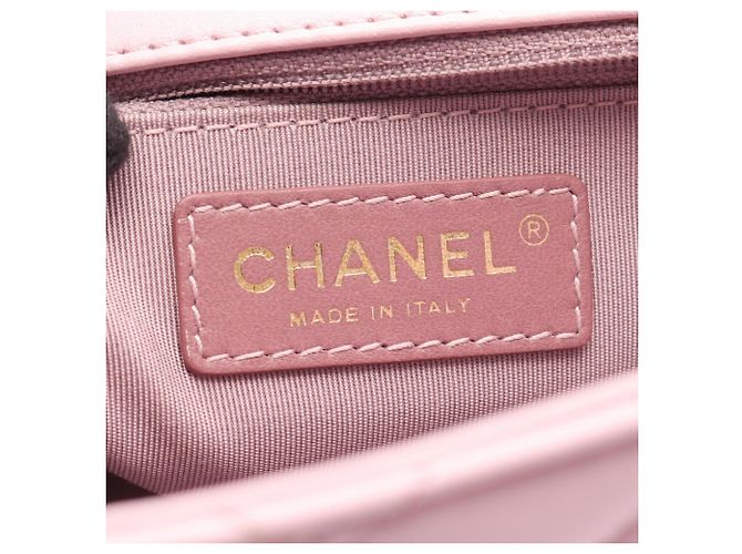 Borsa a tracolla Chanel Matelassé Single Flap Rosa - vista 4