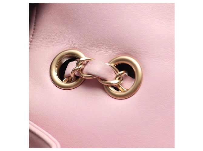 Borsa a tracolla Chanel Matelassé Single Flap Rosa - vista 6