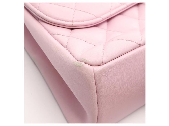 Borsa a tracolla Chanel Matelassé Single Flap Rosa - vista 9