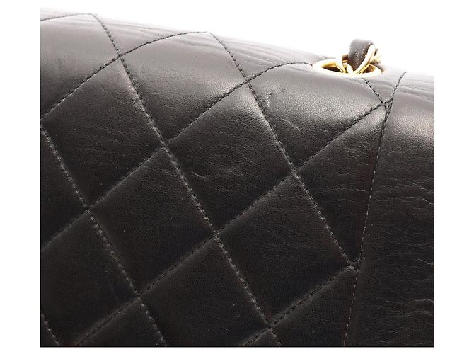 Borsa a tracolla Chanel Matelassé Diana Flap Nero - vista 6