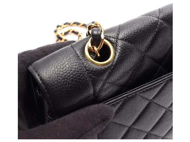 Borsa a tracolla Chanel Matelassé Diana Flap Nero - vista 14