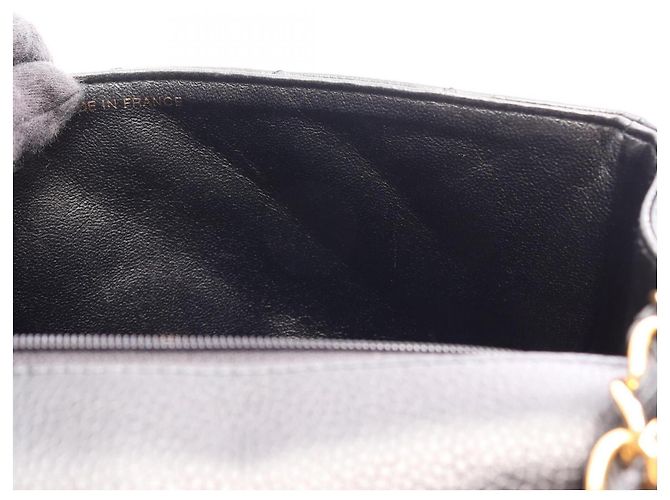 Borsa a tracolla Chanel Matelassé Diana Flap Nero - vista 7