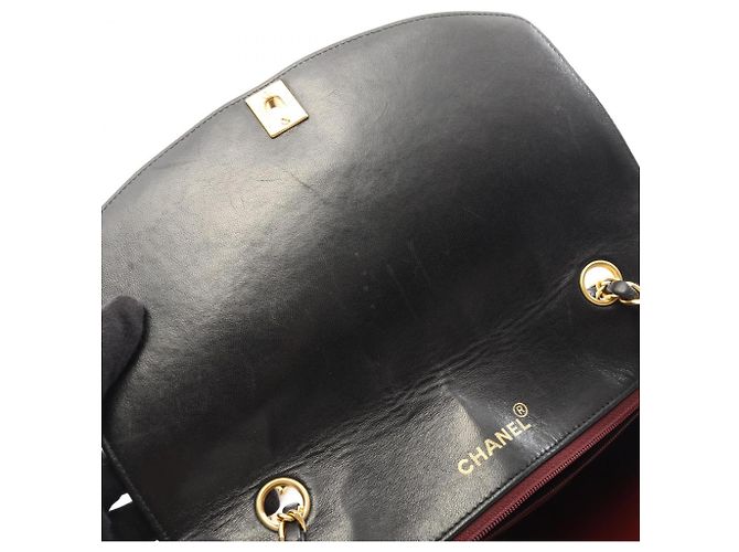 Borsa a tracolla Chanel Matelassé Diana Flap Nero - vista 6