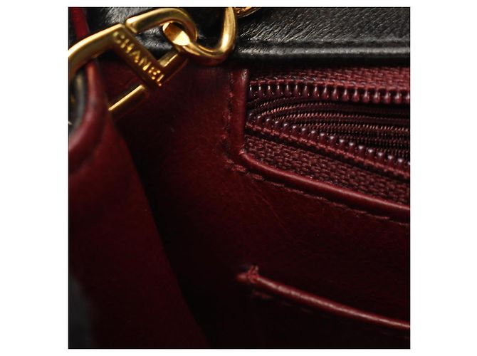 Borsa a tracolla Chanel Matelassé Diana Flap Nero - vista 6