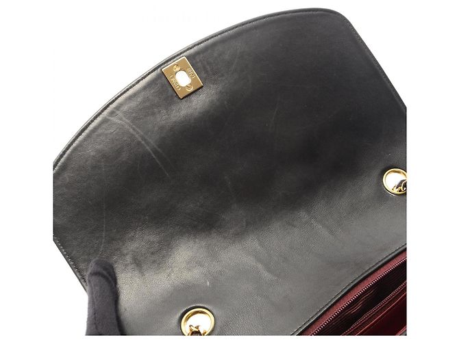 Borsa a tracolla Chanel Matelassé Diana Flap Nero - vista 7