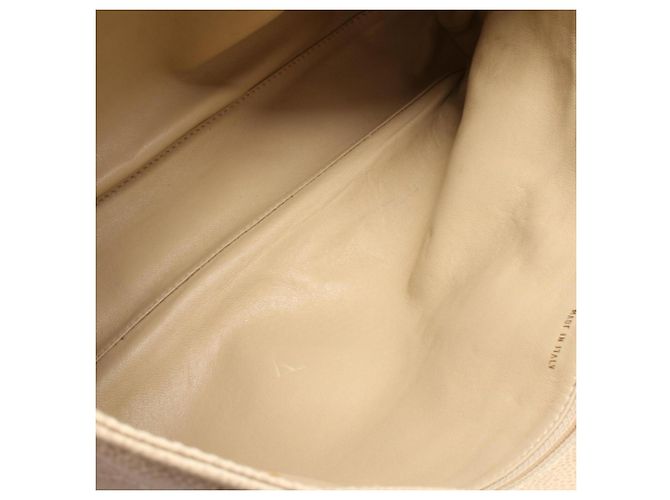 Borsa Tote Chanel Matelassé Plat Beige - vista 6