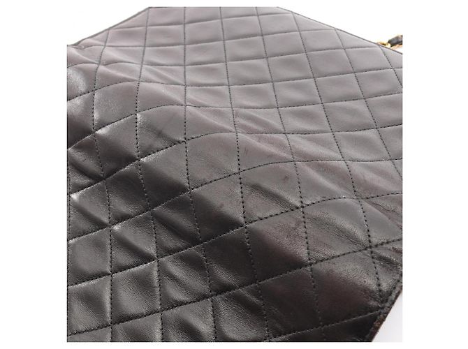 Borsa Chanel Matelassé con patta completa Nero - vista 10