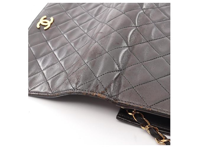 Borsa Chanel Matelassé con patta completa Nero - vista 11