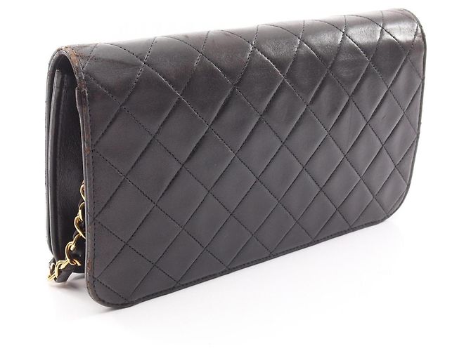 Borsa Chanel Matelassé con patta completa Nero - vista 2