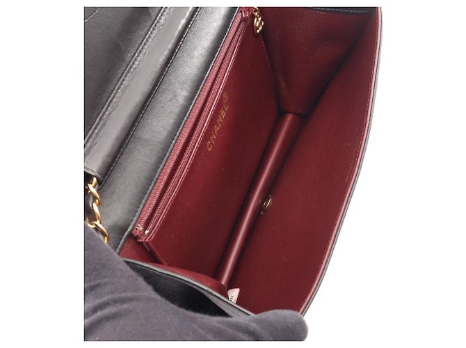 Borsa Chanel Matelassé con patta completa Nero - vista 3