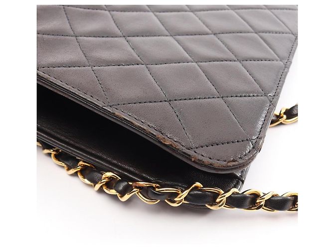 Borsa Chanel Matelassé con patta completa Nero - vista 7