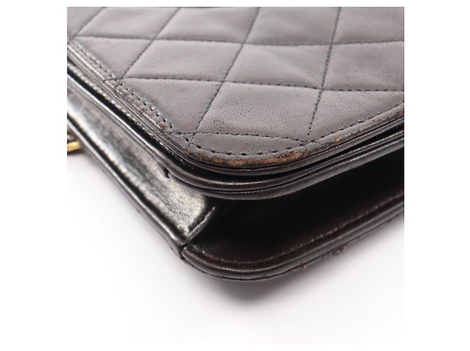 Borsa Chanel Matelassé con patta completa Nero - vista 8