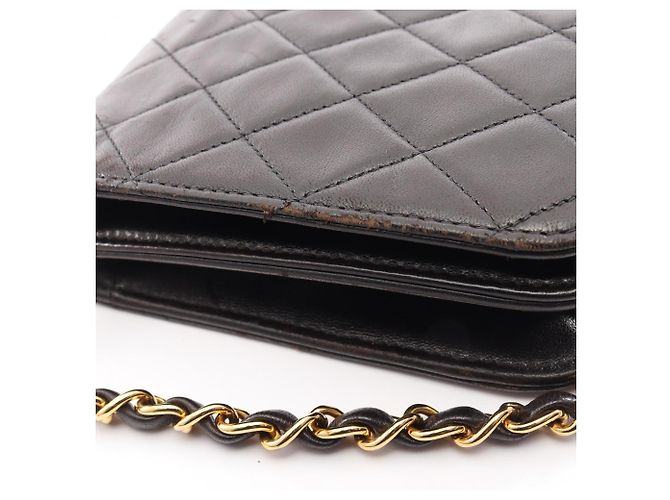 Borsa Chanel Matelassé con patta completa Nero - vista 9