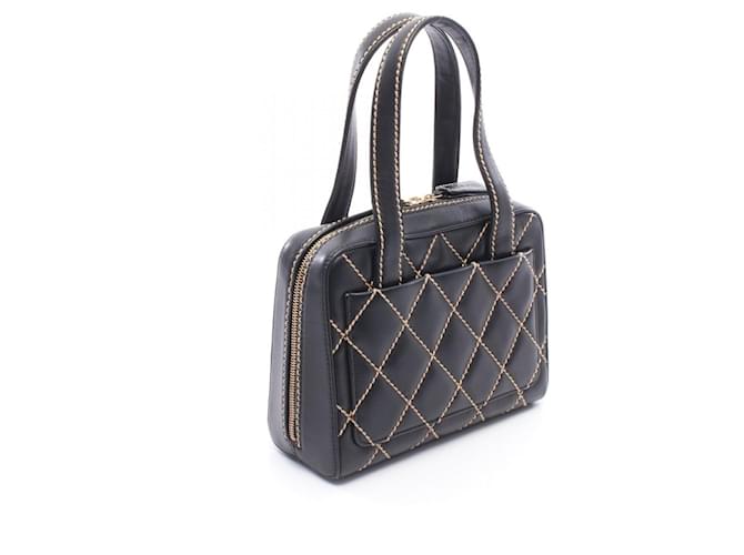 Mini borsa Chanel Wild Stitch Nero - vista 2