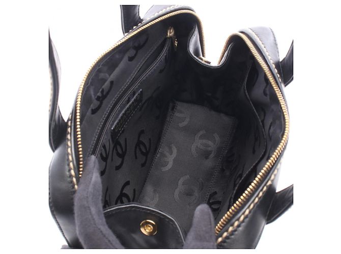 Mini borsa Chanel Wild Stitch Nero - vista 3