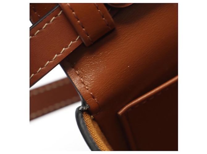 Céline Celine Mini Claude Triomphe Schultertasche Braun Schwarz - Ansicht 6