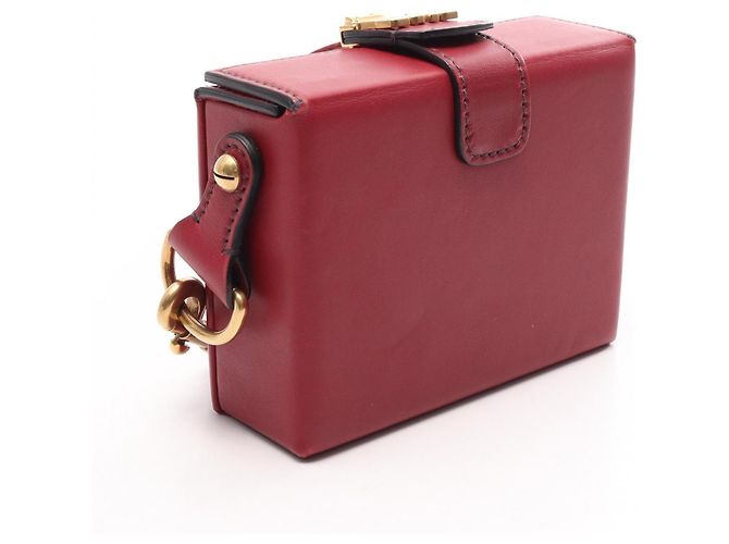 Borsa a tracolla Christian Dior Dior Addict Small Box Rosso - vista 2
