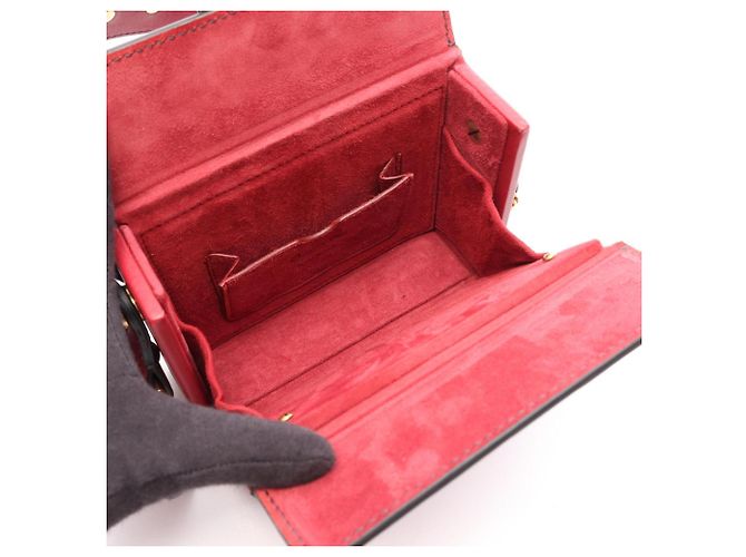 Borsa a tracolla Christian Dior Dior Addict Small Box Rosso - vista 3
