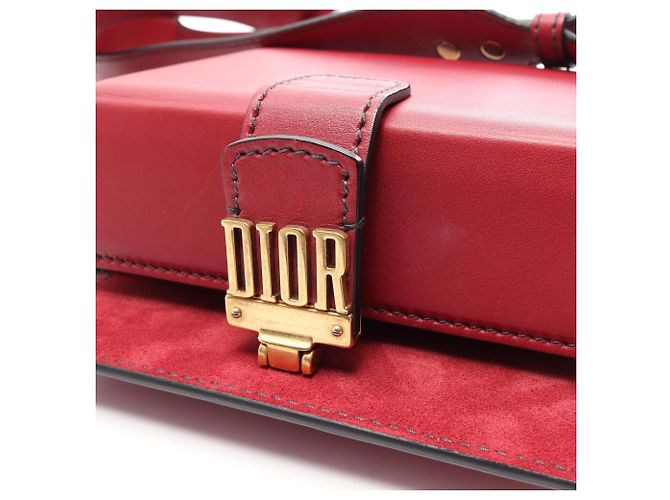 Borsa a tracolla Christian Dior Dior Addict Small Box Rosso - vista 5