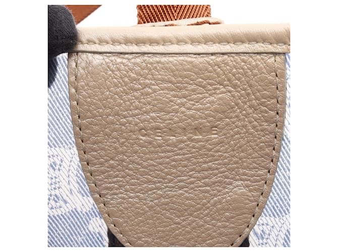 Céline Celine Macadam Tote Bag Braun Marineblau - Ansicht 4