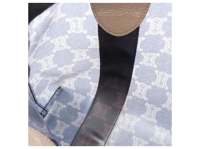 Céline Celine Macadam Tote Bag Braun Marineblau - Ansicht 6