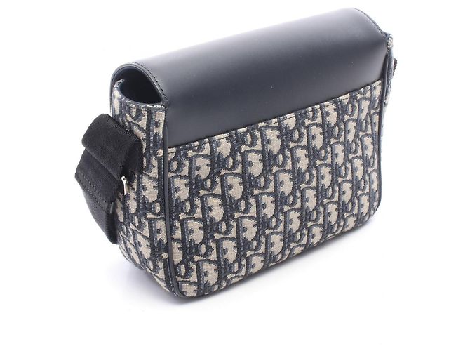 Christian Dior Dior Oblique Kids Messenger Bag Black Beige Navy blue - view 2