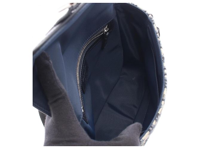 Christian Dior Dior Oblique Kids Messenger Bag Black Beige Navy blue - view 3