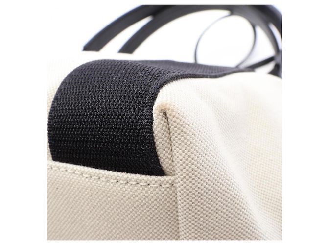 Balenciaga BIARRITZ Medium Tote 2-Way Bag Nero Crudo - vista 5