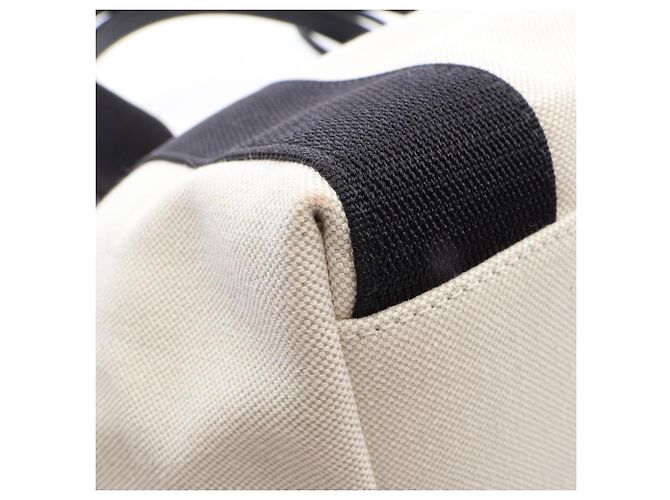 Balenciaga BIARRITZ Medium Tote 2-Way Bag Nero Crudo - vista 6