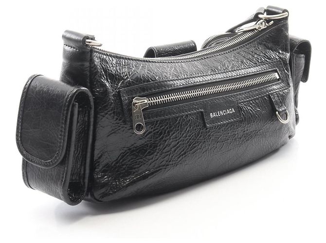 Bolsa Tiracolo Balenciaga SUPERBUSY Preto - vista 2