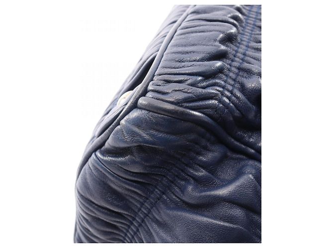 Borsa a mano 2-Way Prada Nappa Gaufre Blu navy - vista 7