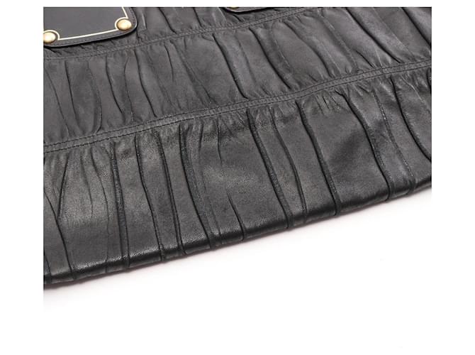 Borsa Tote Prada Gaufre Nero - vista 19