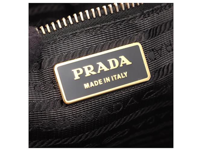 Borsa Tote Prada Gaufre Nero - vista 4