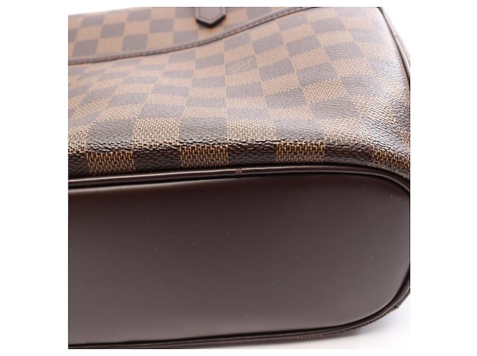 Borsa a mano Louis Vuitton Salia Horizontal Damier Ebene Marrone - vista 10