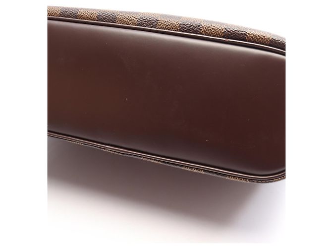 Borsa a mano Louis Vuitton Salia Horizontal Damier Ebene Marrone - vista 11