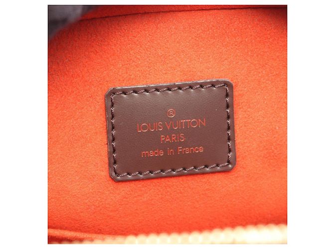 Borsa a mano Louis Vuitton Salia Horizontal Damier Ebene Marrone - vista 4