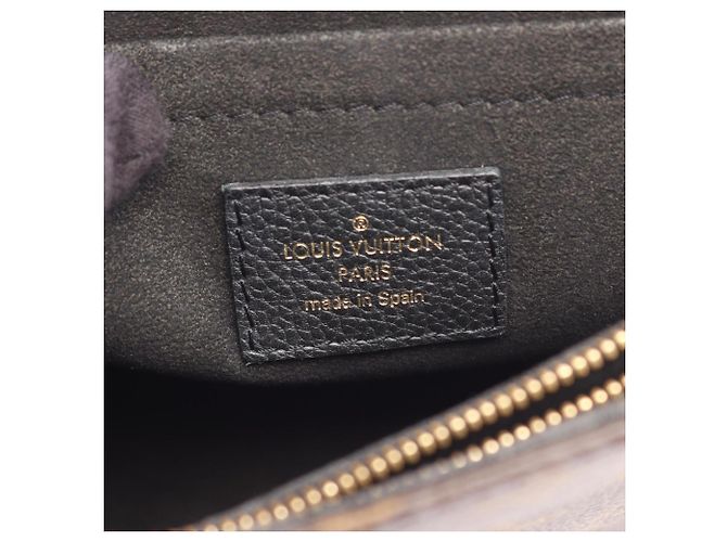 Borsa a tracolla Louis Vuitton Saint Placido Monogram Noir Marrone Nero - vista 4