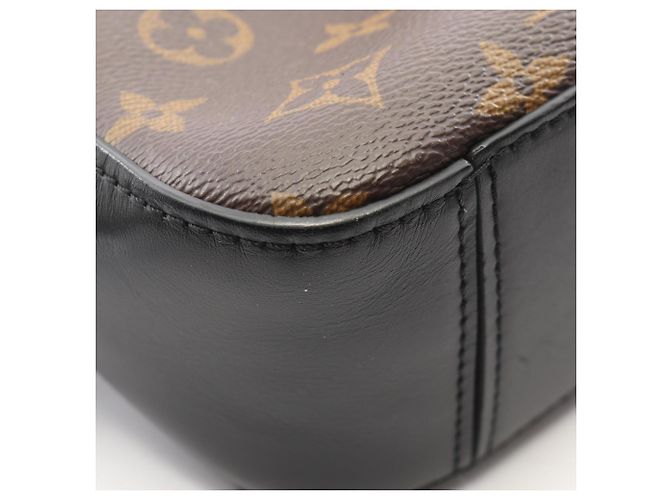 Louis Vuitton Saint-Onge Monogram Noir Shoulder Bag Brown Black - view 8