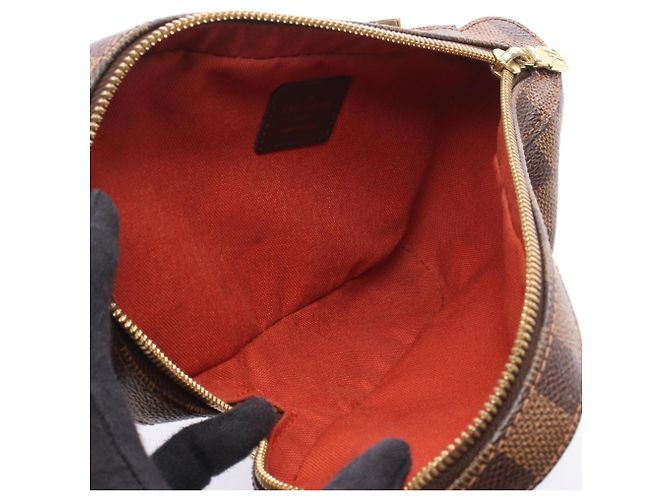Borsello da vita Louis Vuitton Geronimos Damier Ebene Marrone - vista 3